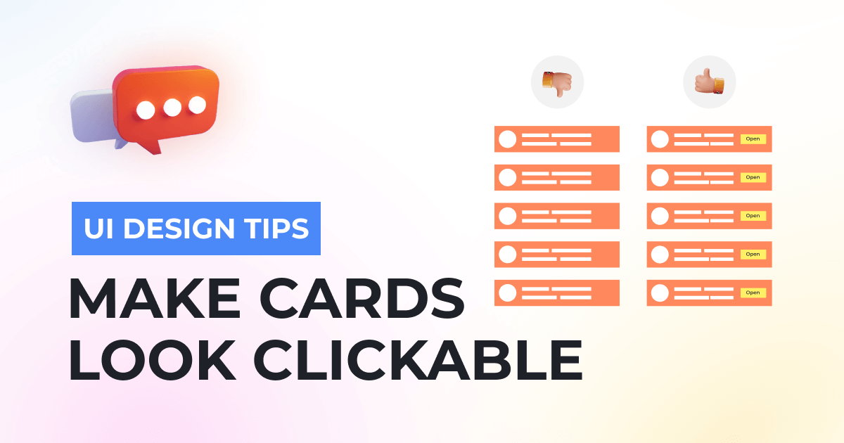 How To Make Cards Look Clickable In UI Design MrSid